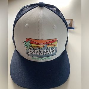 NEW Patagonia Pataloha Honolulu Kids Trucker Hat - only available in Hawaii!